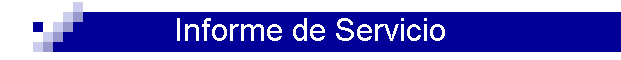 Informe de Servicio