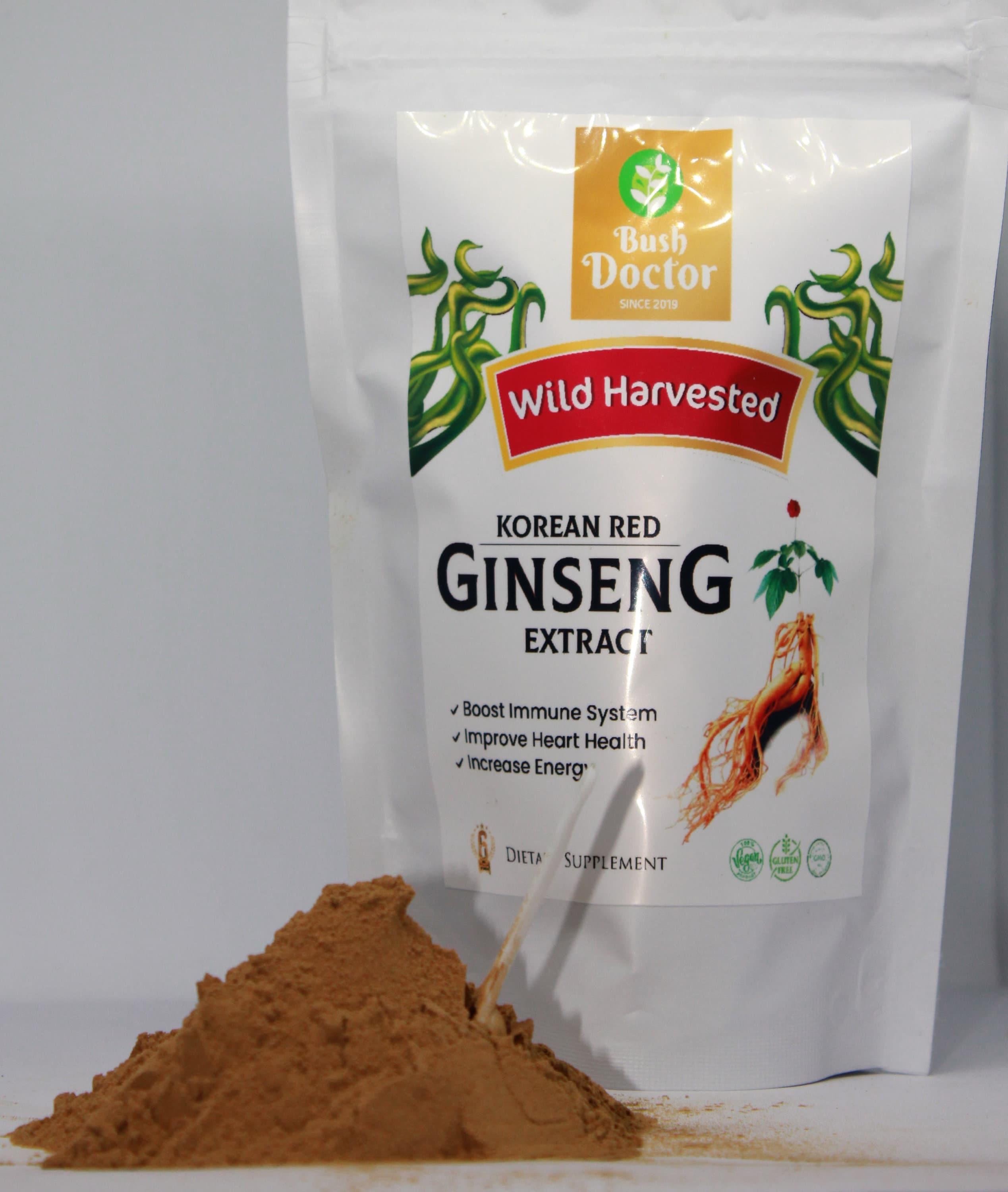 Extracto de ginseng rojo coreano en polvo 100% Panax rojo puro ...
